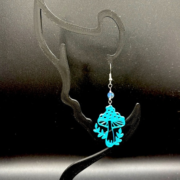 Mushroom Earrings - Picture 4 of 6